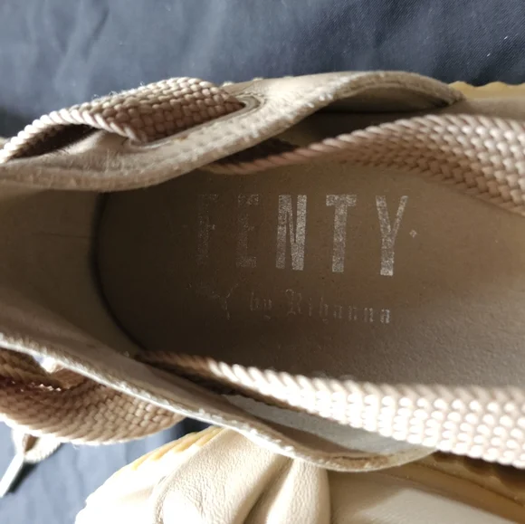 Fenty X Puma Chic Beige Espadrilles with Bow Accent - Picture 7 of 7